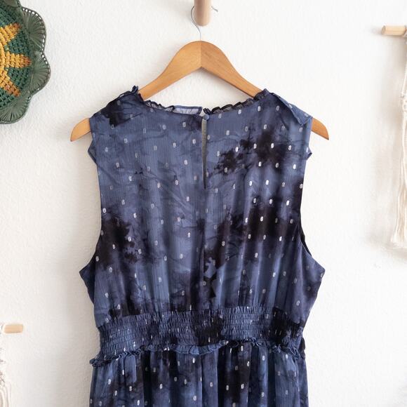 INC International Concepts Navy Star Maxi Dress - Picture 6 of 9